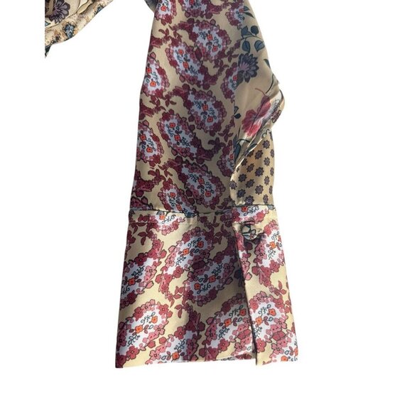 Zara Woman's Sz XS Patchwork Macedonia Faux Wrap Romper Dress NWT - Picture 13 of 15